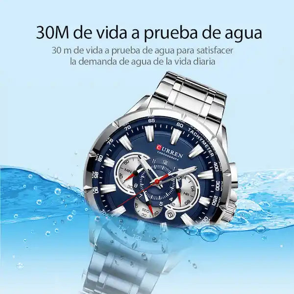 Reloj en Acero Curren 8363