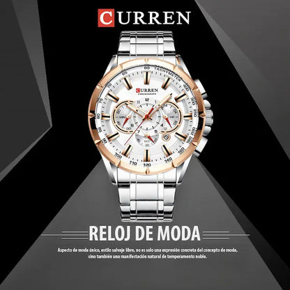 Reloj en Acero Curren 8363