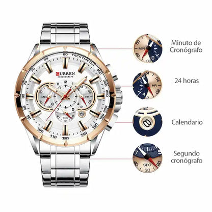 Reloj en Acero Curren 8363