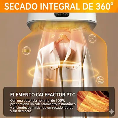 Secadora Compacta Rápida para Ropa
