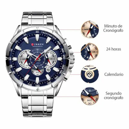 Reloj en Acero Curren 8363